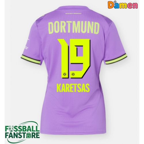 Borussia Dortmund Konstantinos Karetsas #19 Replik 3rd trikot Damen 2026-27 Kurzarm